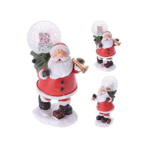 купить Новогодний декор Promstore 49024 Сувенир Дед Мороз с шаром со снегом 13cm в Кишинёве 