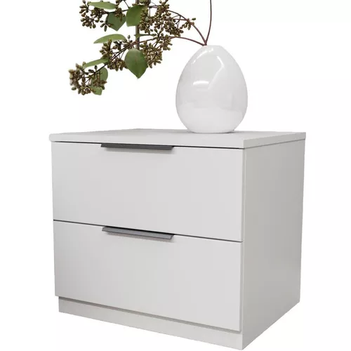 cumpără Noptieră Bayro Murano 550x500x450 белый мат în Chișinău 