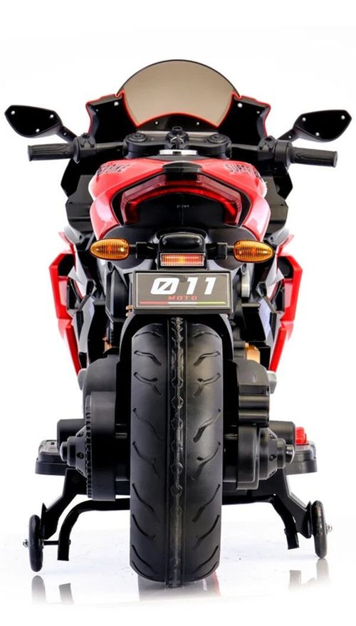 cumpără Mașină electrică pentru copii Richi (56782) Motocicleta rosie pe acumulator pentru copii (011) în Chișinău 