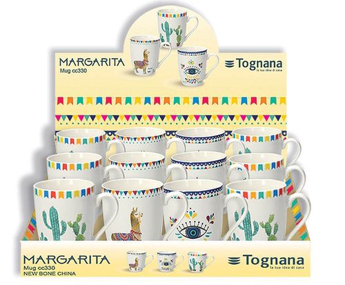 купить Чашка Tognana 54087 Iris Margarita 330ml, portelan, in asortiment в Кишинёве 
