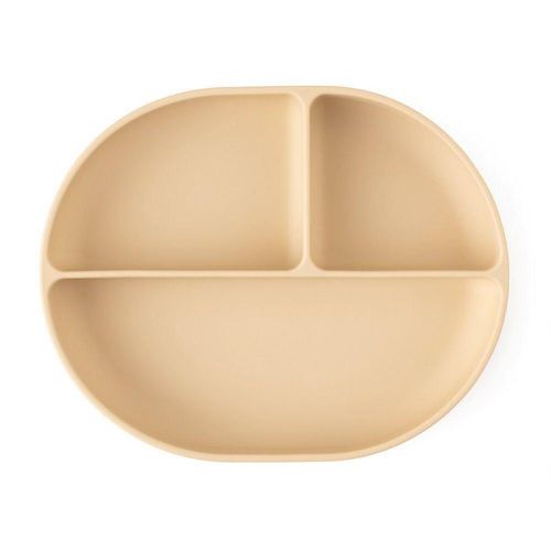 купить Посуда для кормления Petite&Mars 717818 Farfurie compartimentata ovala din silicon Petite&Mars Take&Match Desert Sand в Кишинёве 
