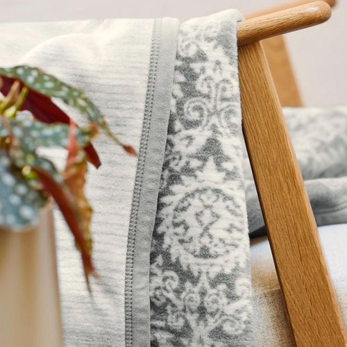 cumpără Textile de casă Ibena 3292/830 Jacquard Decke Mogila Grey în Chișinău 
