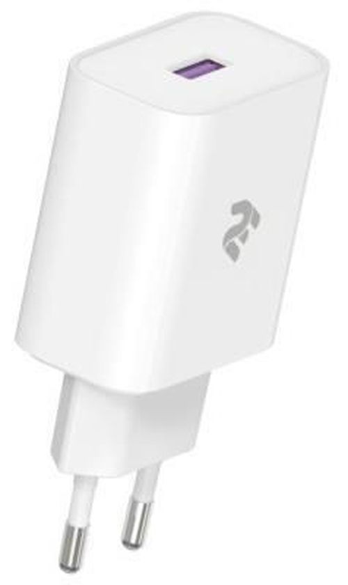 купить Зарядное устройство сетевое 2E 2E-WC1USB18W-W USB-A QC3.0 3A, Max 18W, white в Кишинёве 