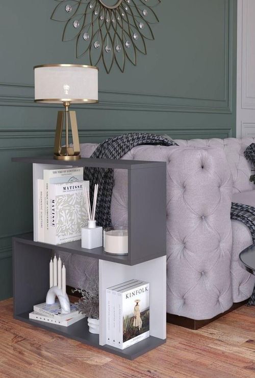 cumpără Raft de birou Remaks Asimetrik 2 Antharacite/White în Chișinău 