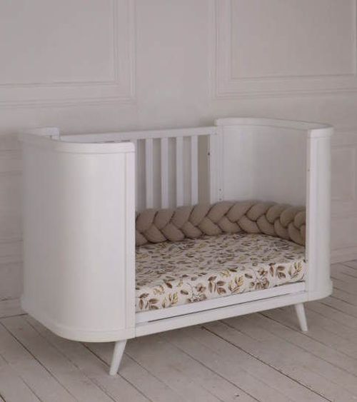 купить Кроватка Ingvart 45984512009 Boho Total, slim, Alb 70x134cm в Кишинёве 