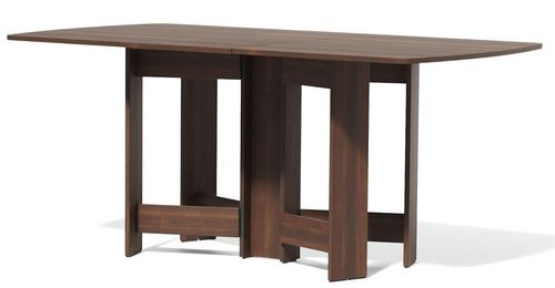 купить Стол Fabrik Home Стол-тумба закругленный орех каменный в Кишинёве 