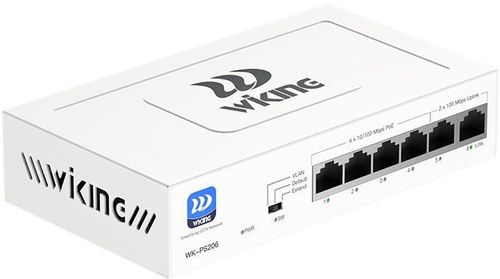 cumpără Switch/Comutator Wi-tek WK-PS206 (4PoE + 2Uplink) în Chișinău 