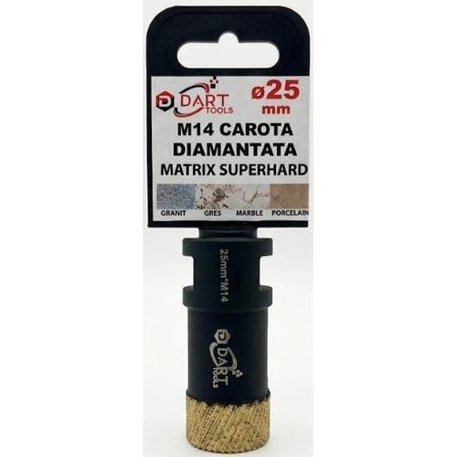 cumpără Set de tubulare, bite, duze Dart Tools 894127 Carota diamantata Matrix М14 25mm în Chișinău 