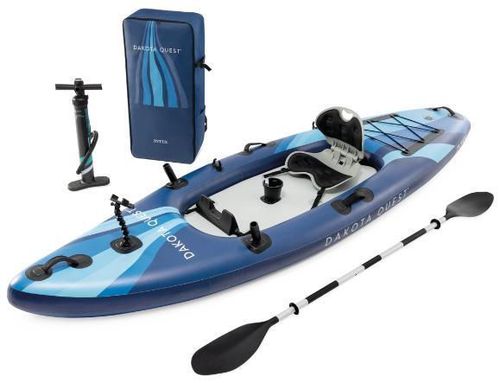 cumpără Barcă gonflabilă Intex 68245 Dakota Quest cu vâsle, pompă și geantă, 320x89x20cm, max.160 kg în Chișinău 