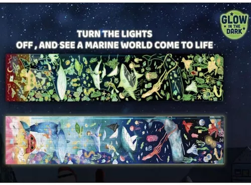 cumpără Puzzle Hape E1634 Puzzle 1,5 m Viața în ocean, 200 elem. în Chișinău 