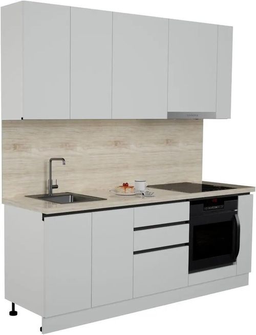 купить Мебель для кухни ArtFlame GOLA White (2.2 m.l.) в Кишинёве 