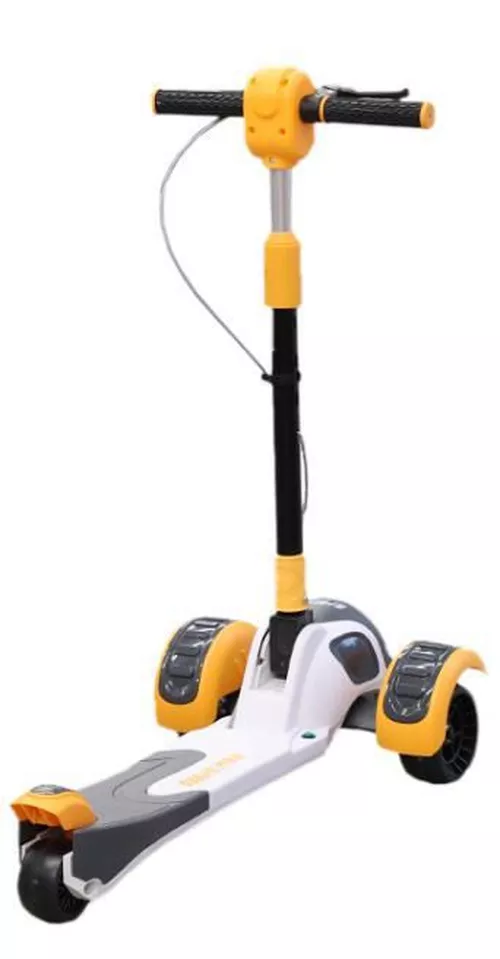 купить Самокат New World F112 Trotineta pentru copii (frana de mana), orange, 232001 в Кишинёве 