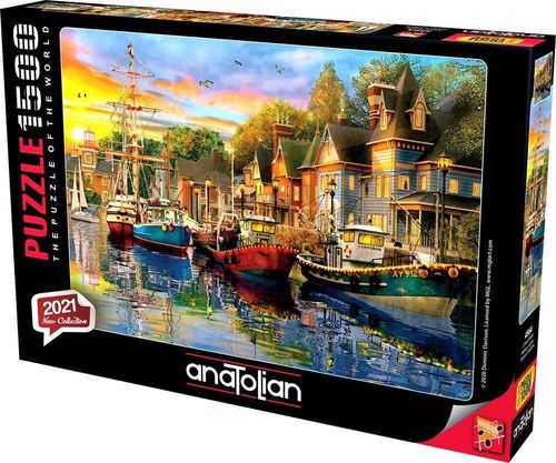 cumpără Puzzle Anatolian A4564 Puzzle 1500 elemente Luminile portului în Chișinău 
