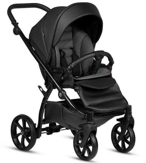 купить Детская коляска Tutis 2in1 UNO5+ Leather 2/1 Jet Black (1402699) в Кишинёве 
