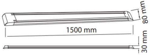cumpără Corp de iluminat interior Horoz GAMA-80XW, 6400K, negru (0LBL-052-006-2150-025) în Chișinău 