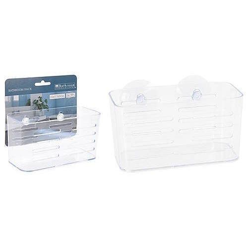 купить Полка для ванной Holland 53950 Bathroom Solutions 15x9x8cm, cu ventuze, plastic в Кишинёве 