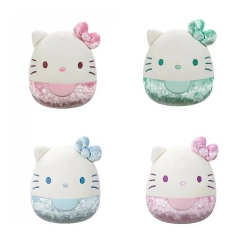 купить Мягкая игрушка Squishmallows SQHK821V Hello Kitty Plush Velvet edition, 20cm ast W21 в Кишинёве 