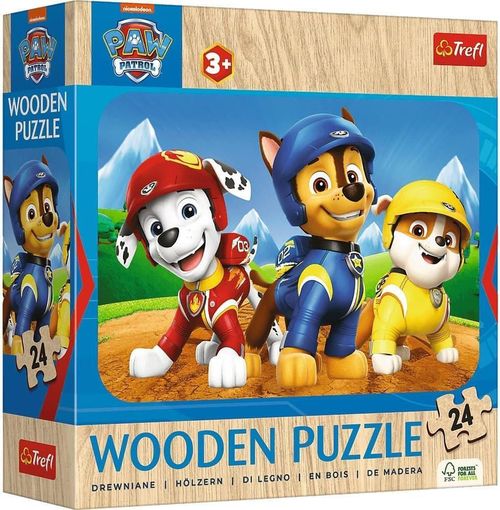 cumpără Puzzle Trefl 20265 Wooden puzzle. Echipa Patrula catelusilor, 24el în Chișinău 