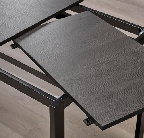 купить Стол Ikea Vangsta 80/120x70 (Negru/Maro Inchis) в Кишинёве 