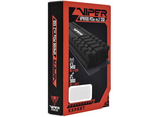 купить 256GB SSD NVMe M.2 Gen3 x4 Type 2280 Patriot Viper VPN100 VPN100-256GM28H, Read 3000MB/s, Write 1000MB/s (solid state drive intern SSD/внутрений высокоскоростной накопитель SSD) в Кишинёве 