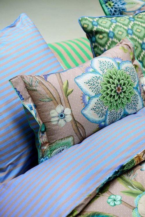 cumpără Pernă Pip Studio 329667 Viva la Vida Cushion 35x60 Blue în Chișinău 
