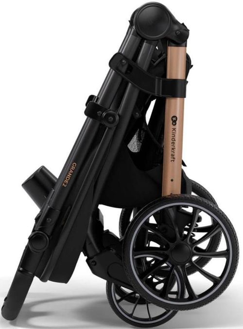 cumpără Сărucior pentru copii KinderKraft Grande 2 Midnight Black (KSGRAN02BLK0000) în Chișinău 