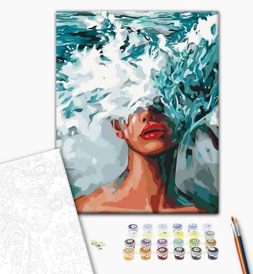 купить Картина по номерам BrushMe RBS52099FC 30x40 сm (fără cutie) Oceania в Кишинёве 