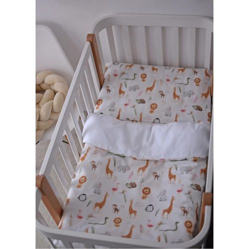 cumpără Lenjerie de pat pentru copii Veres VR 154.5.04.10 Фланель Африка (90x110/40x60) (3ед.) în Chișinău 