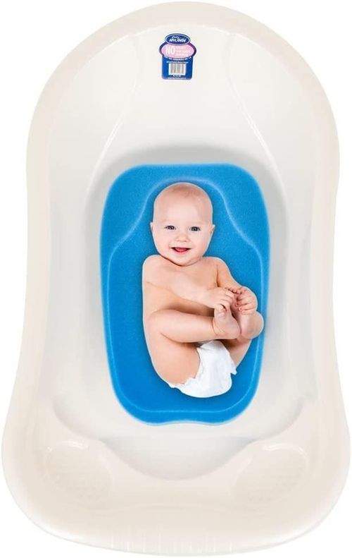 купить Аксессуар для купания Sevi Bebe 159-1 Матрасик для ванной синий в Кишинёве 