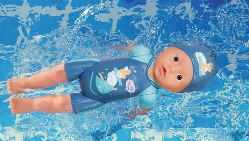 cumpără Păpușă Zapf 832325 BABY born My First Swim Doll blue 30cm în Chișinău 