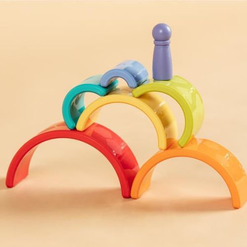 купить Игрушка каталка Hola Toys HE795700 Jucărie de tras Cameleonul curcubeu в Кишинёве 