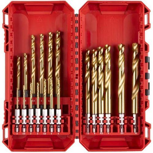 cumpără Burghiu Milwaukee 4932499763 Set de burghie HSS-G TIN RED HEX (19 buc) în Chișinău 