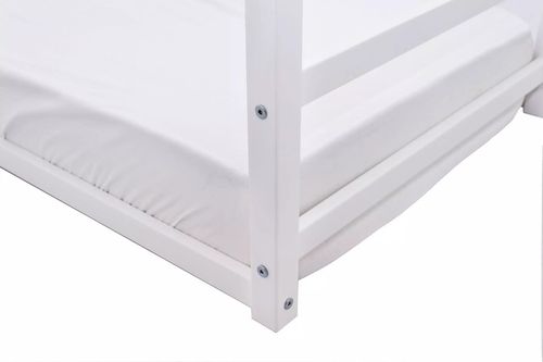 купить Кровать Бельмарко Кровать-домик Монтессори Svogen 70x160 Белый в Кишинёве 