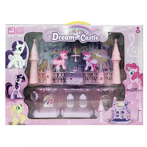купить Домик для кукол Essa 5566B set joc Dream Castle Pony lumină/sunet в Кишинёве 