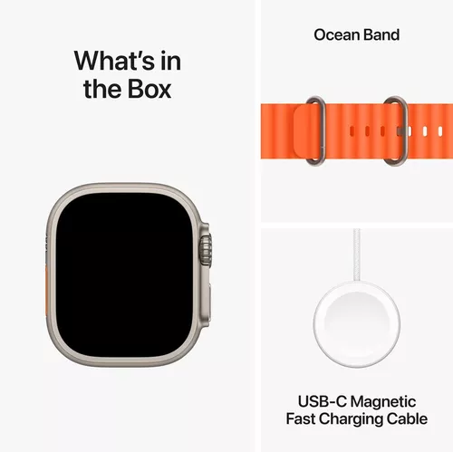 cumpără Ceas inteligent Apple Watch Ultra 2 GPS + Cellular, 49mm Orange Ocean MREH3 în Chișinău 