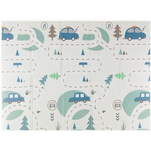 купить Коврик игровой Petite&Mars 435073 Covoras de joaca pliabil 2in1 Campy Cars&Arabesca в Кишинёве 