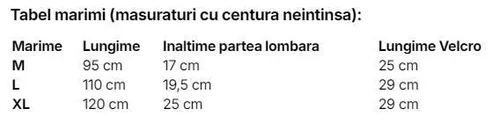 купить Бандаж спортивный inSPORTline 8908 Centura neopren IN23828 -M Waistup в Кишинёве 