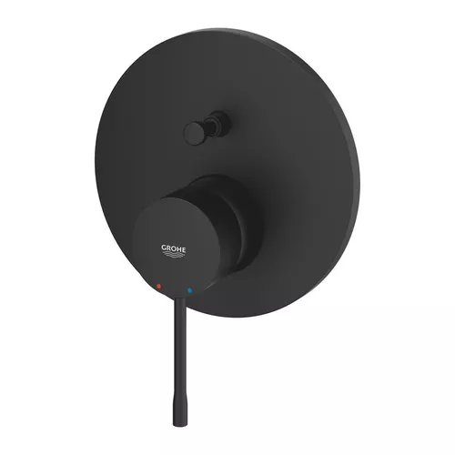 cumpără Baterie de duș Grohe Essence Phantom Dus 2 cai Black 24167KF1 (ingropata) în Chișinău 