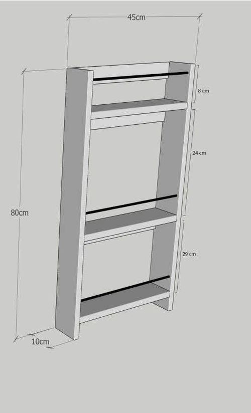 купить Полка декоративная Trendy Nove 45x80x10cm (GTR005415) в Кишинёве 