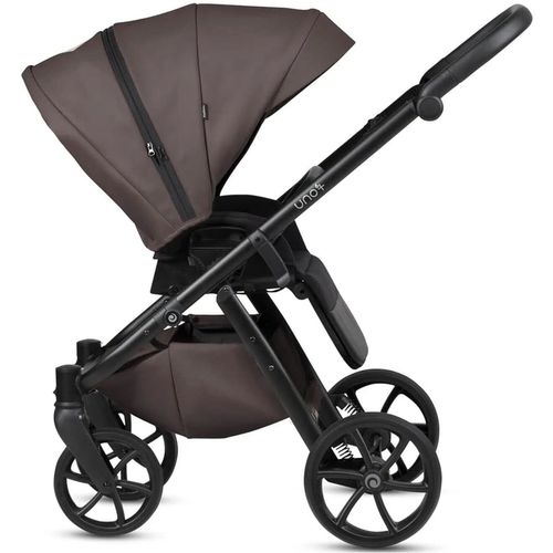cumpără Сărucior pentru copii Tutis Carucior 2in1 UNO 6+ LEATHER Cioccolata 177 (1602177) în Chișinău 