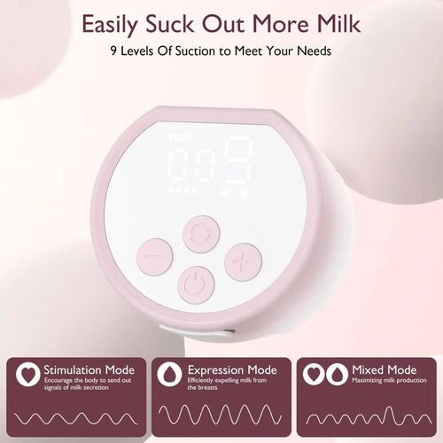 cumpără Pompă pentru sân Momcozy BP170-PK00BA-A Pompa de san electrica S12 Pro Pink în Chișinău 