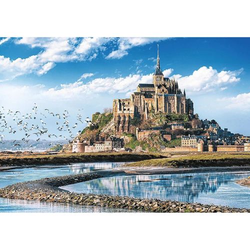 купить Головоломка Trefl R25K / 8/44 (10766) 1000 Mont Saint-Michel, France в Кишинёве 