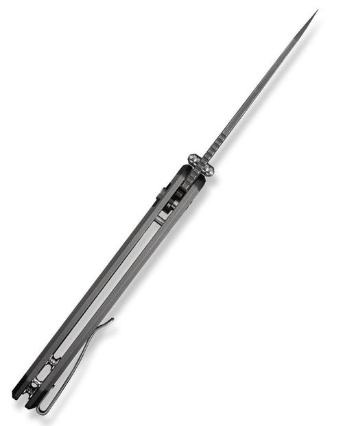 купить Нож походный Civivi C24067-DS1 Pragma Prime, mâner aluminiu, Button Lock в Кишинёве 