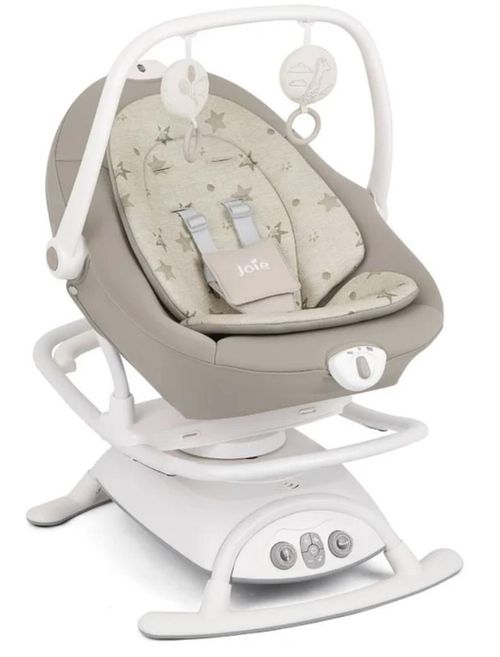 купить Детское кресло-качалка Joie W1604BCCST000 2in1 Șansa Cosmo Tan, rotativ в Кишинёве 