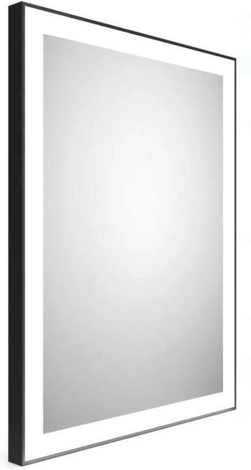 купить Зеркало для ванной Dubiel Vitrum LOGAN Black 60x80 LED в Кишинёве 