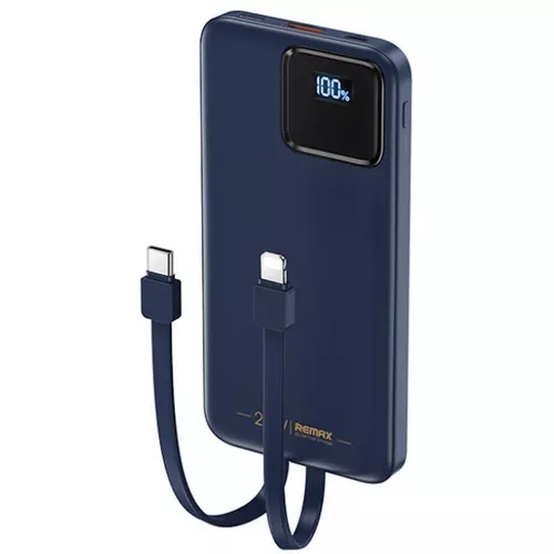 купить Аккумулятор внешний USB (Powerbank) Remax RPP-500 10KmAh PD+QC 20W+22,5W Dark Blue в Кишинёве 