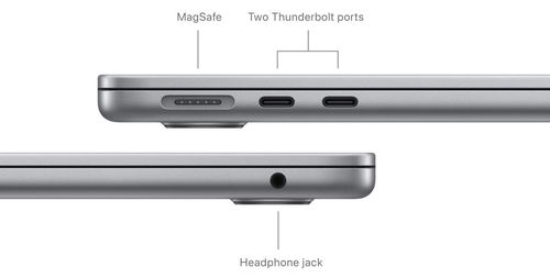 купить Ноутбук Apple MacBook Air 13.0 M3 8c/10g 512GB Space Grey MRXP3 в Кишинёве 