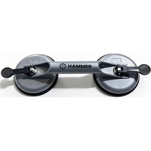 cumpără Ventuză cu vacuum Hammer 40975 dubla din aluminiu p/u montaj sticla, d 118 mm, 80 kg în Chișinău 