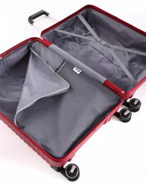 купить Чемодан CCS 5235 Set Burgundy в Кишинёве 