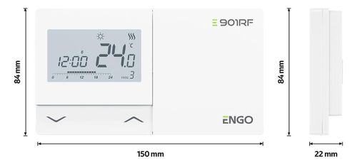 купить Термостат ENGO Controls Termostat E901-WIFI programabil fara fir, white в Кишинёве 